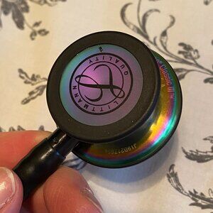 3M Littman Classic III Stethescope Black w/ Rainbow Finish